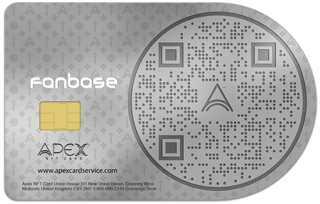 Apex Fanbase card back, Platinum