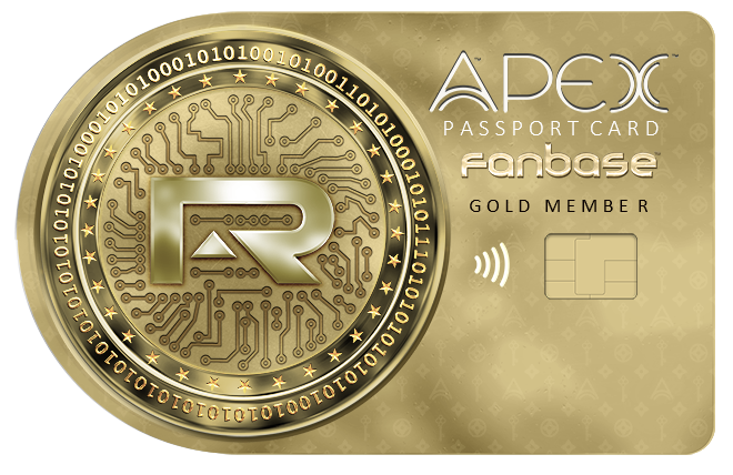 Apex Fanbase card front, The Realm Gold Member